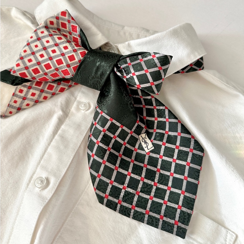 SOLD Vintage YSL Silk Tie